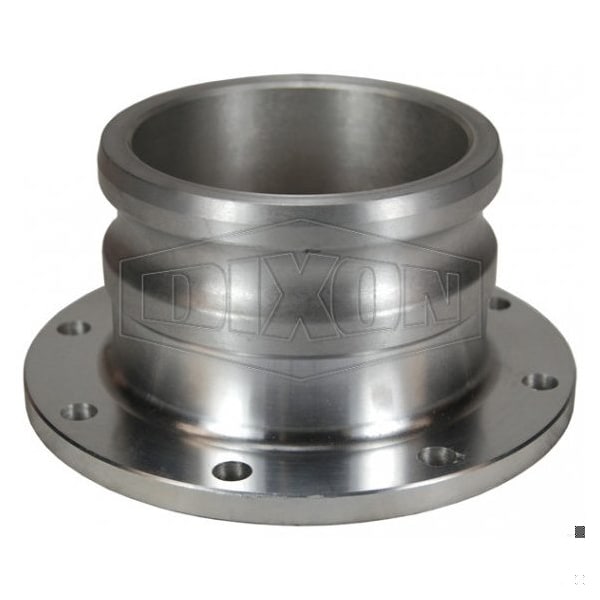 Global Cam and Groove Adapter, 4 in, Adapter x ANSI Flange, Aluminum